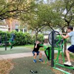 Run to New Randolph Park Fitness Stations
